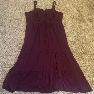 Elegant Purple (Eggplant) Women's Dress. Torrid